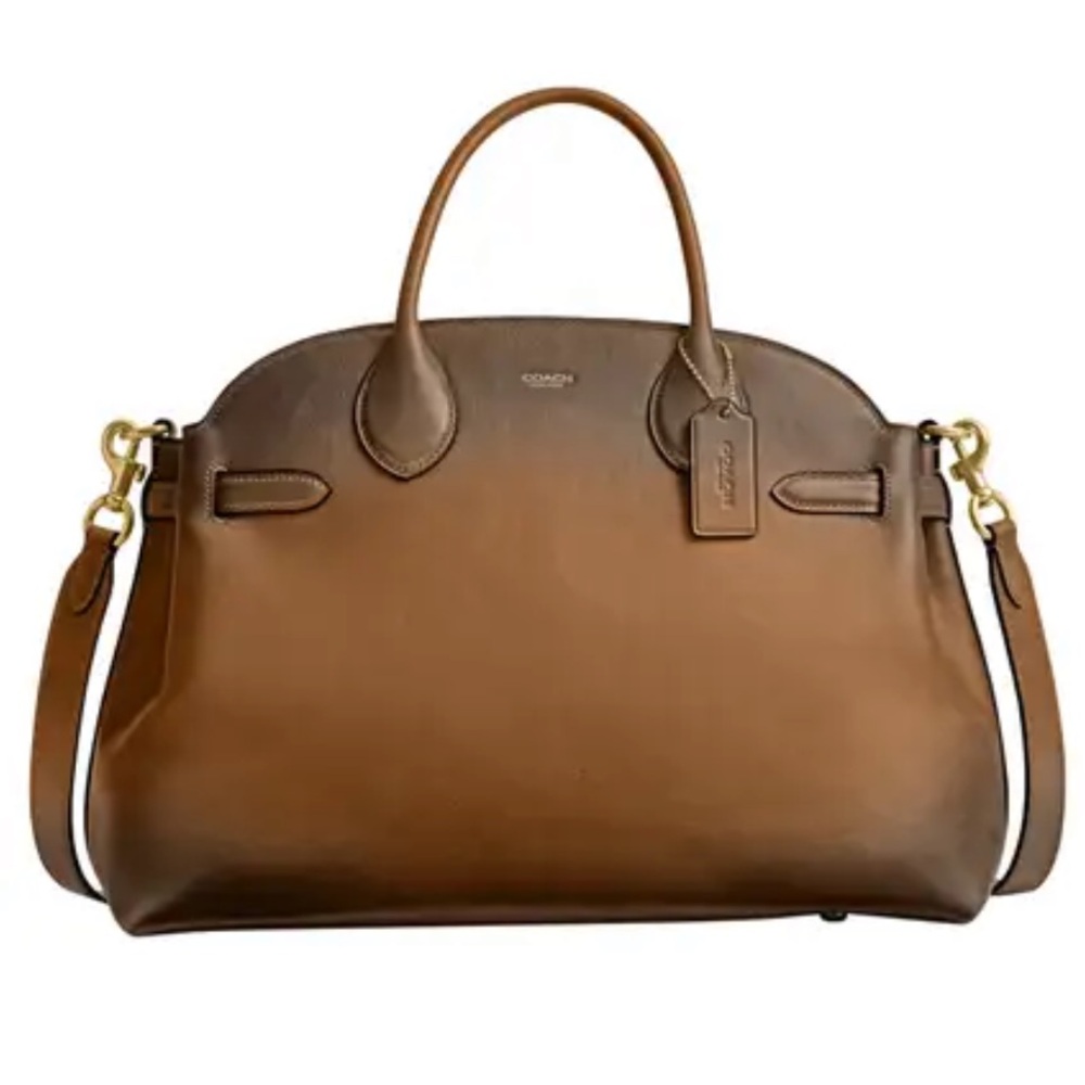 Coach empire carryall 40 in honey brown